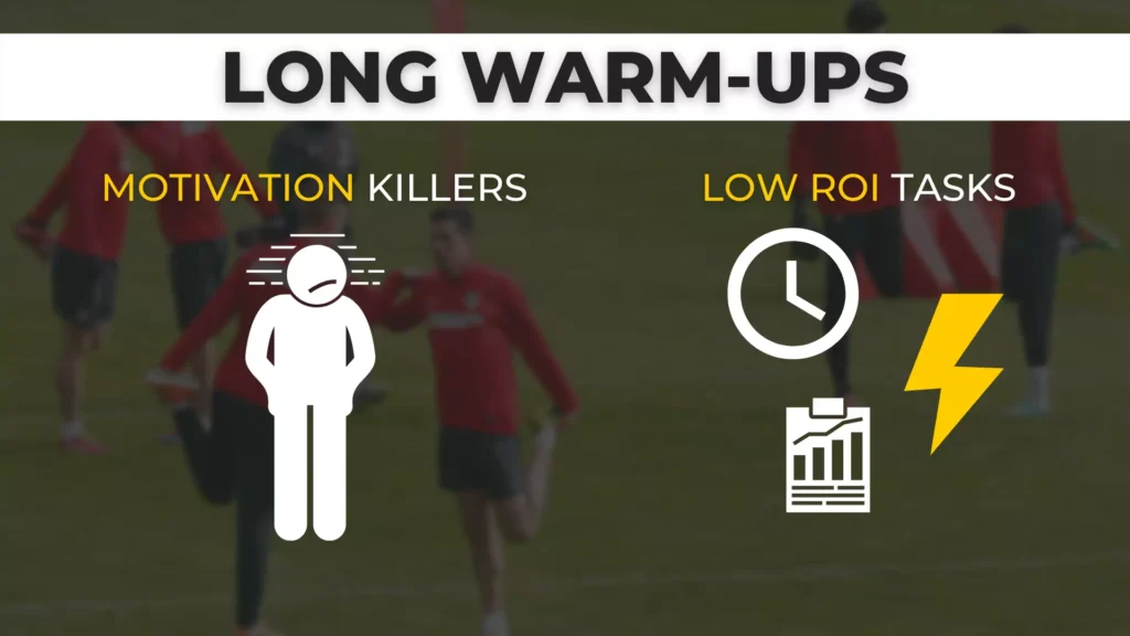 4 warm-up mistakes in football/soccer you should avoid as a player/coach