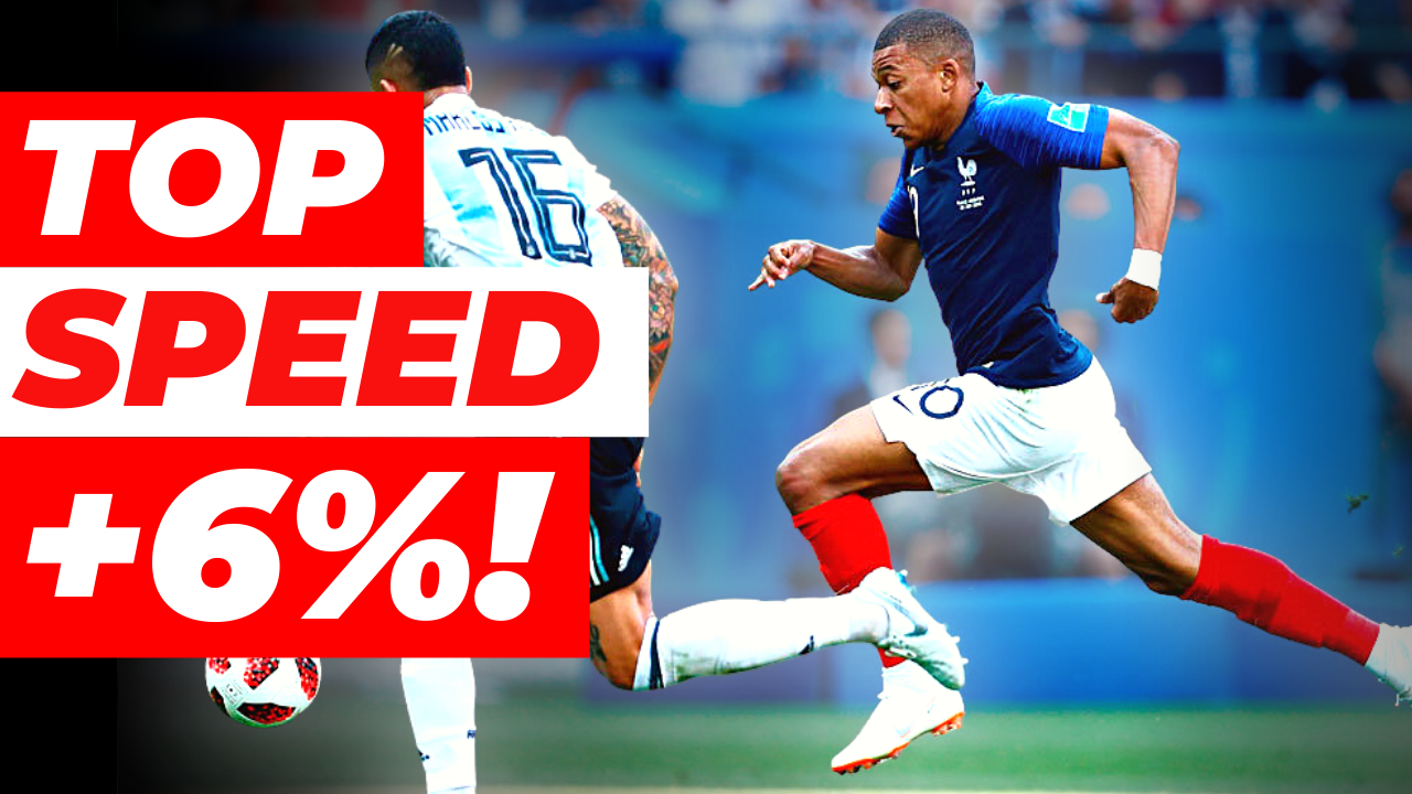 3 ways to increase your top speed by 6% in football/soccer